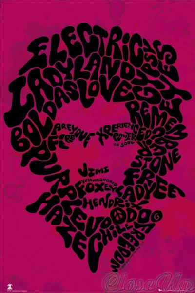 Abbildung: Poster Jimi Hendrix