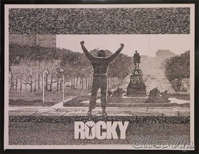 Abbildung: Poster Typo Rocky