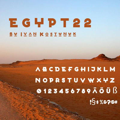 Egypt22 Font