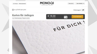 Grafik: MONOQI Homepage