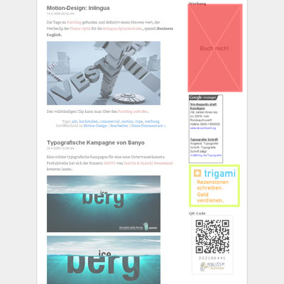 Grafik: Werbefläche Rectangle middle
