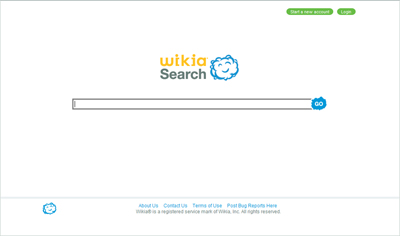 Screensot: wikia Search weiss