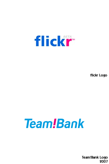 flickr vs. Team!bank